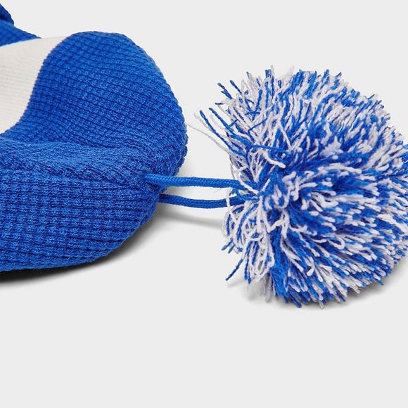 Nike Sportwear NSW Cuffed Futura Pom Beanie DH2412-400 Blue OSFM - Picture 6 of 6